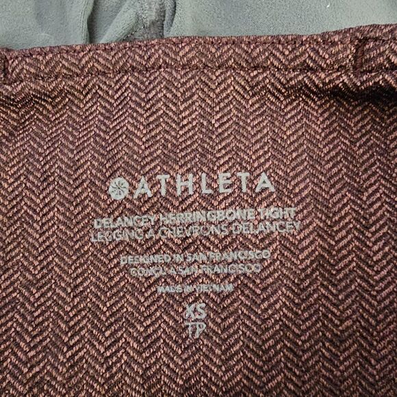 Athleta Herringbone Leggings Sz XS - Picture 4 of 4